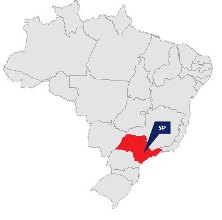 sp mapa brasil